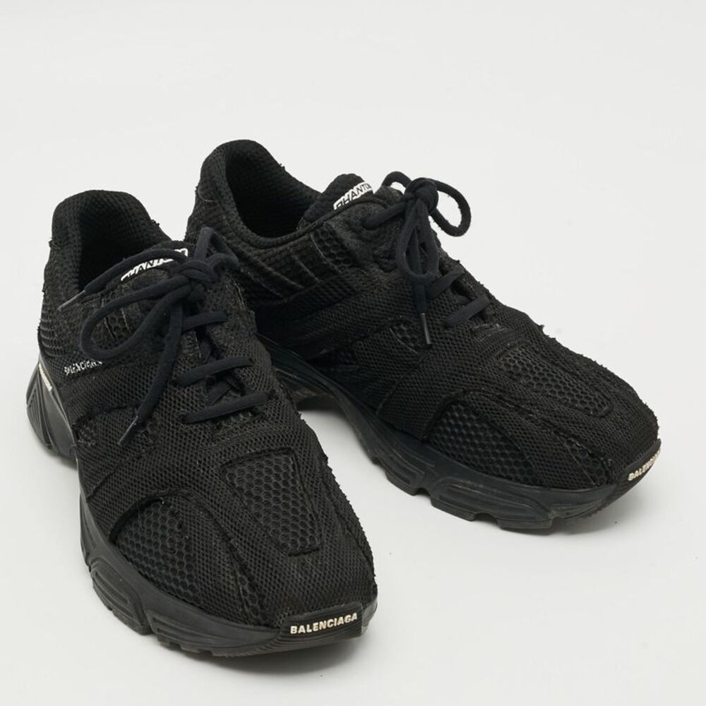 Balenciaga Black Mesh Phantom Low-Top Sneakers Size 40 - Picture 4 of 7